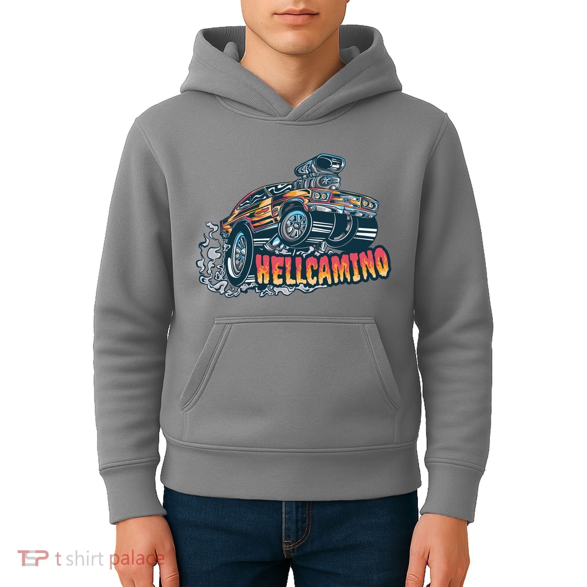Hellcamino Car Kids Hoodie
