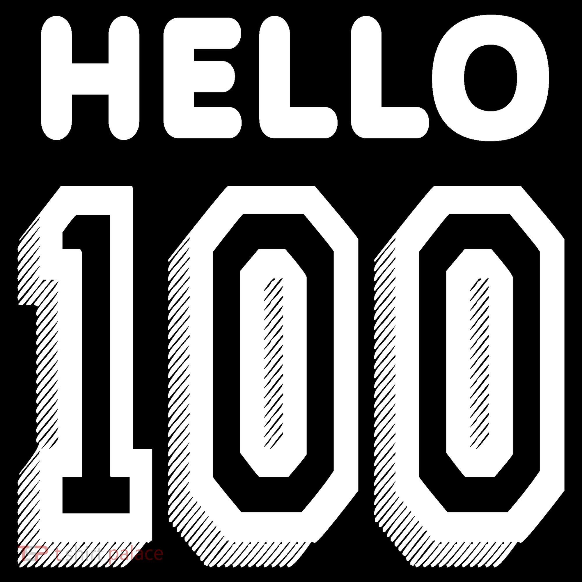 Hello 100 Funny 100th Birthday Visor