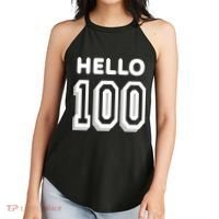 Hello 100 Funny 100th Birthday Women's Perfect Tri Rocker Tank thumb 2