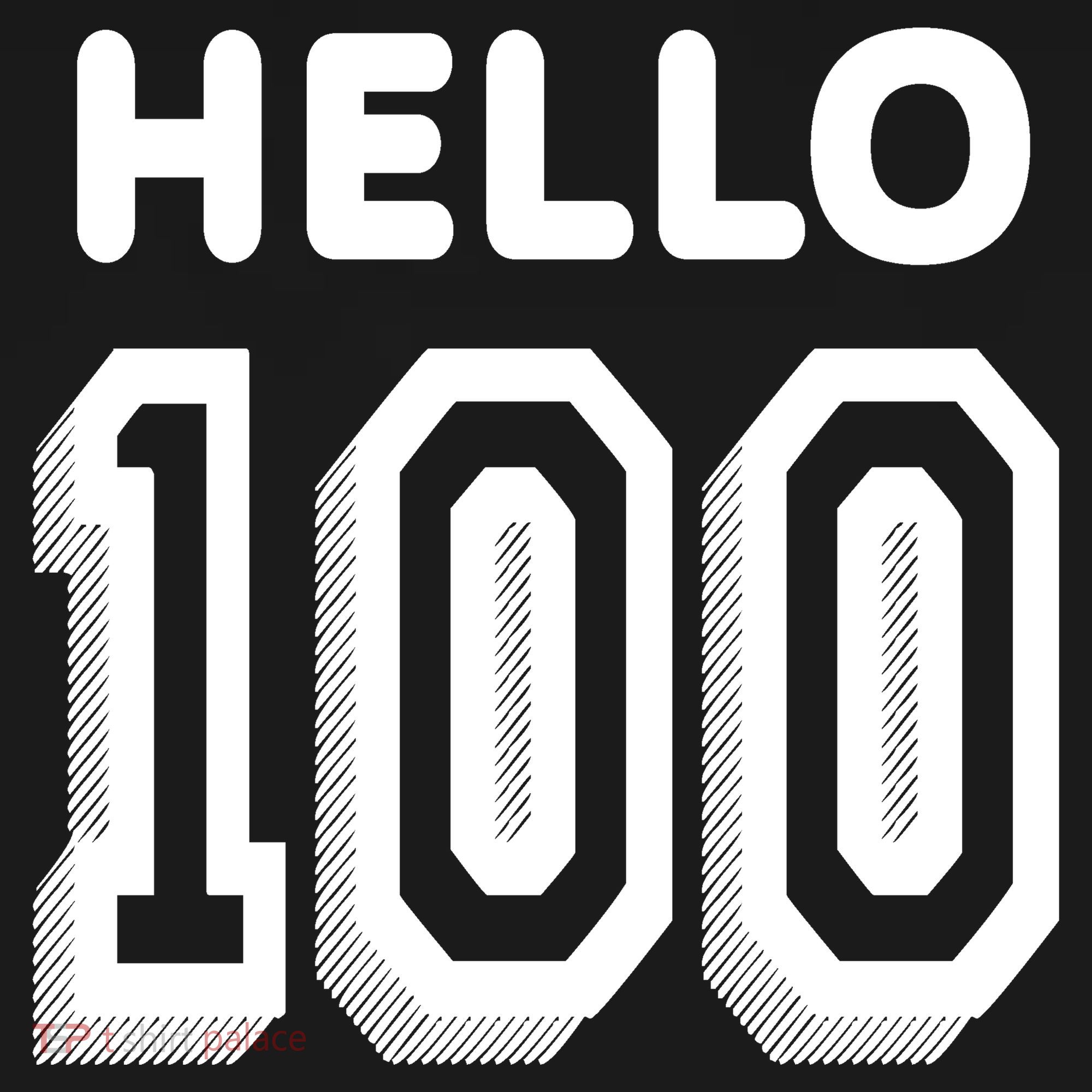 Hello 100 Funny 100th Birthday Women's Perfect Tri Rocker Tank