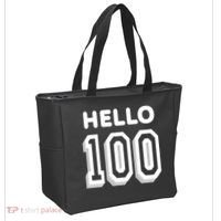 Hello 100 Funny 100th Birthday Tote Bag thumb 2