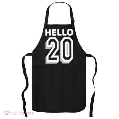 Hello 20 Funny 20th Birthday Apron