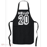 Hello 20 Funny 20th Birthday Apron thumb 0