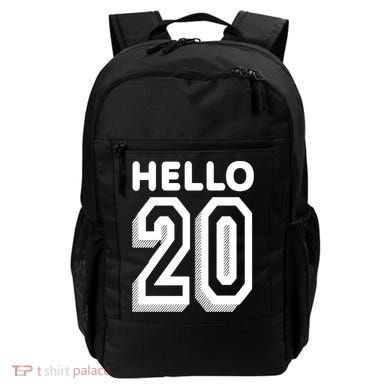 Hello 20 Funny 20th Birthday Backpack