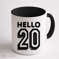 Hello 20 Funny 20th Birthday Coffee Mug thumb 1