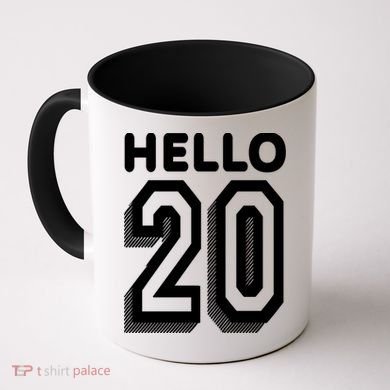 Hello 20 Funny 20th Birthday Coffee Mug
