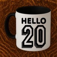 Hello 20 Funny 20th Birthday Coffee Mug thumb 2