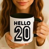 Hello 20 Funny 20th Birthday Coffee Mug thumb 3