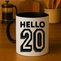 Hello 20 Funny 20th Birthday Coffee Mug thumb 4