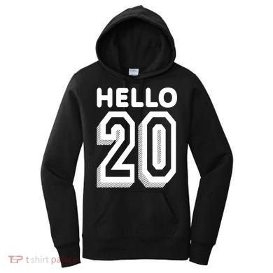 Hello 20 Funny 20th Birthday Women's Hoodie