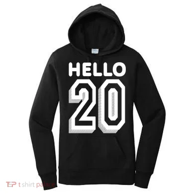 Hello 20 Funny 20th Birthday Women's Hoodie
