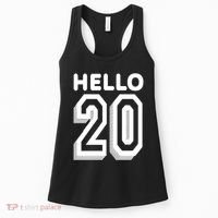 Hello 20 Funny 20th Birthday Women's Tank Top thumb 0