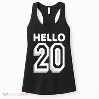 Hello 20 Funny 20th Birthday Women's Tank Top thumb 0