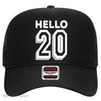 Hello 20 Funny 20th Birthday Hat thumb 0
