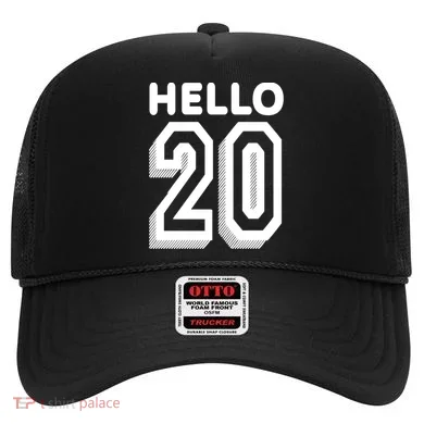 Hello 20 Funny 20th Birthday Hat
