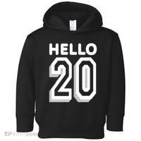 Hello 20 Funny 20th Birthday Toddler Hoodie thumb 0