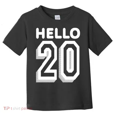 Hello 20 Funny 20th Birthday Toddler T-Shirt