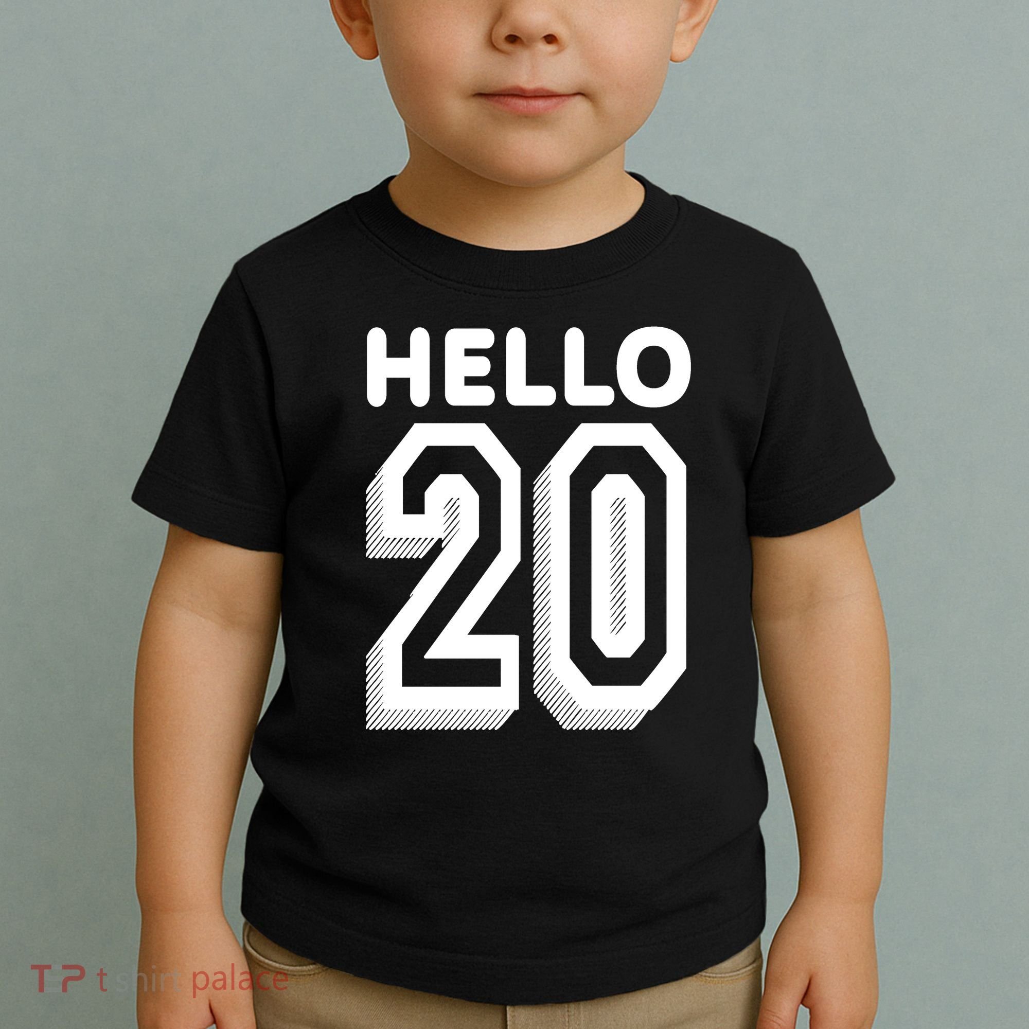 Hello 20 Funny 20th Birthday Toddler T-Shirt
