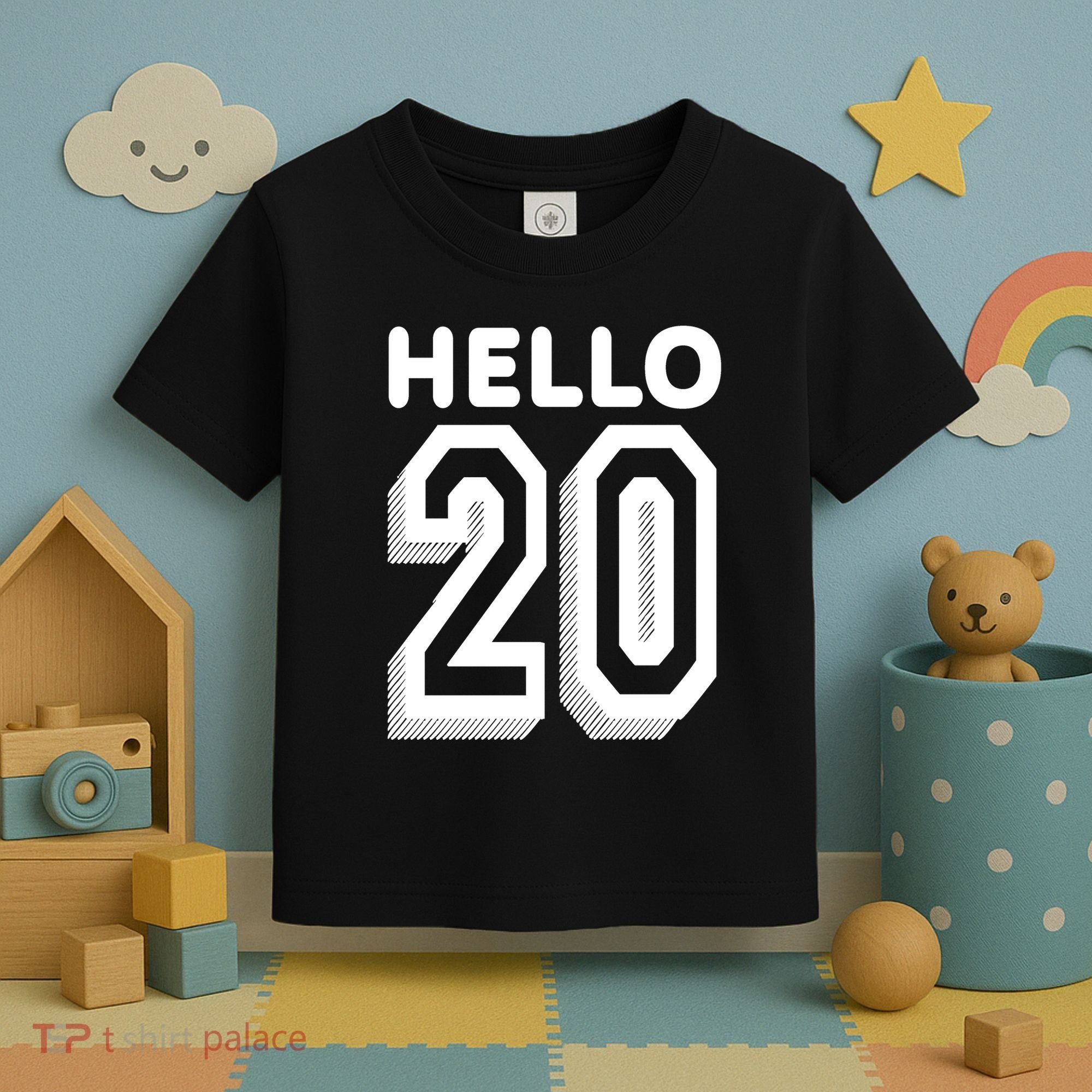 Hello 20 Funny 20th Birthday Toddler T-Shirt