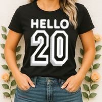 Hello 20 Funny 20th Birthday Women's T-Shirt thumb 2
