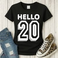 Hello 20 Funny 20th Birthday Women's T-Shirt thumb 3
