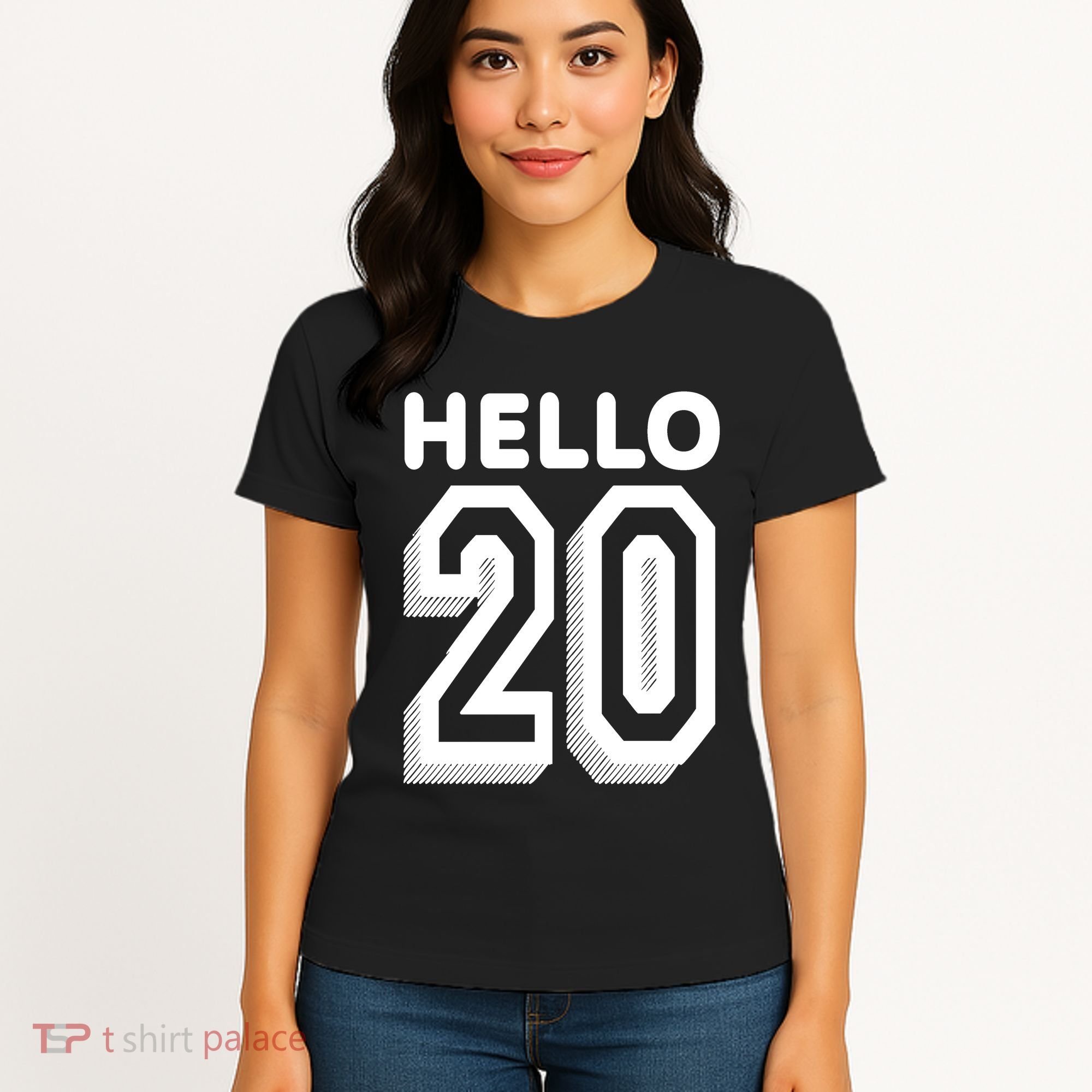 Hello 20 Funny 20th Birthday Women's T-Shirt