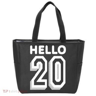 Hello 20 Funny 20th Birthday Tote Bag