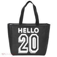 Hello 20 Funny 20th Birthday Tote Bag thumb 0