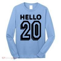 Hello 20 Funny 20th Birthday Long Sleeve Shirt thumb 0