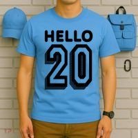 Hello 20 Funny 20th Birthday T-Shirt thumb 5