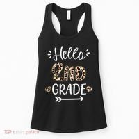 Hello 2nd Grade Cute Leopard Heart Women's Tank Top thumb 0