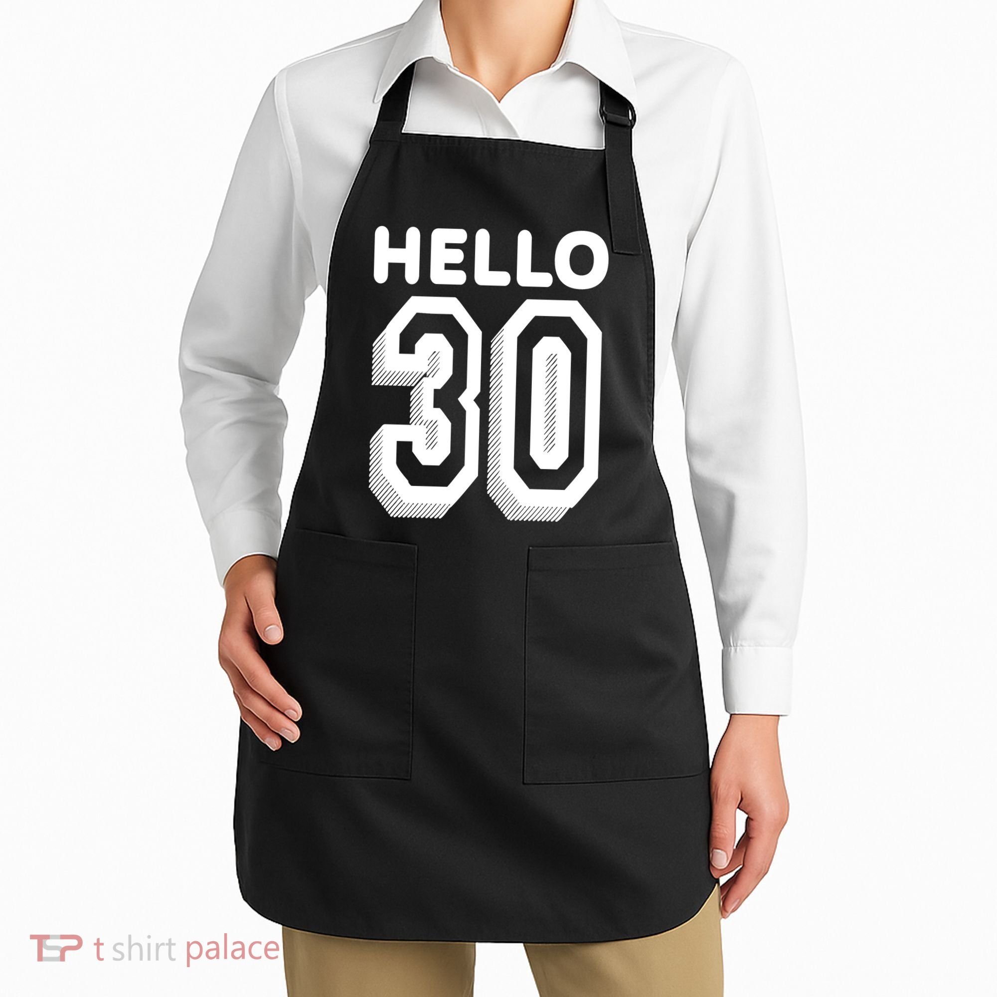 Hello 30 Funny 30th Birthday Apron