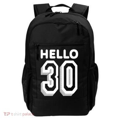 Hello 30 Funny 30th Birthday Backpack
