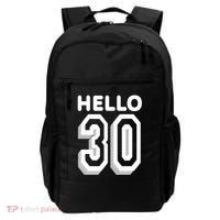 Hello 30 Funny 30th Birthday Backpack thumb 0
