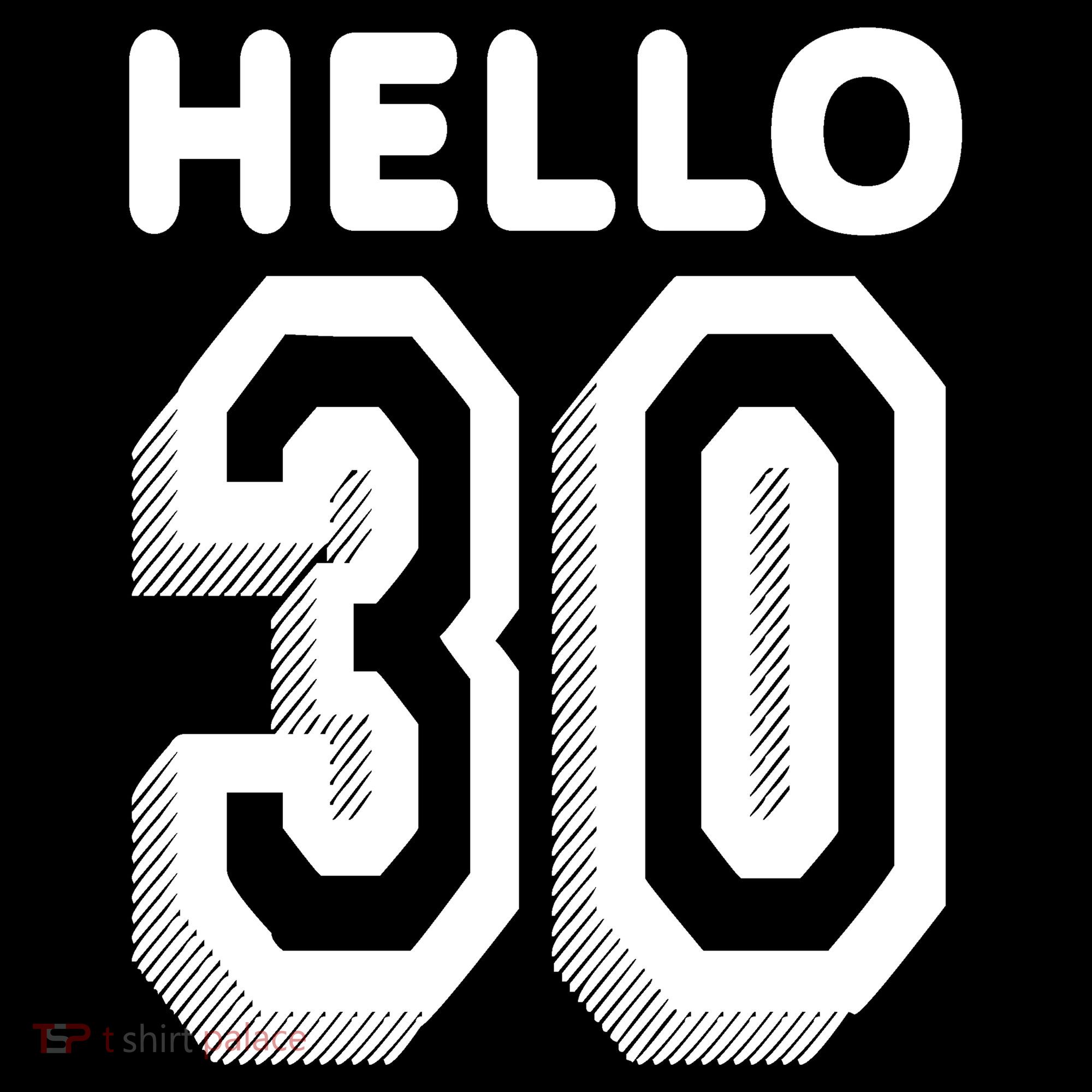 Hello 30 Funny 30th Birthday Bucket Hat
