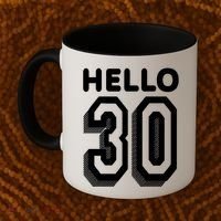Hello 30 Funny 30th Birthday Coffee Mug thumb 2