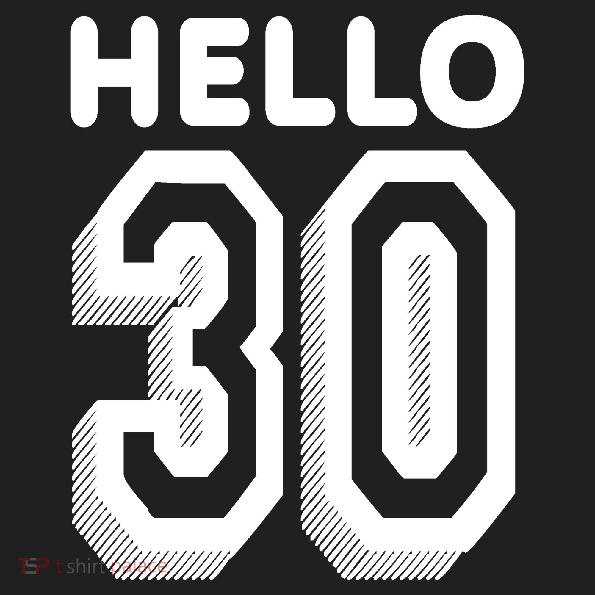 Hello 30 Funny 30th Birthday Beanie
