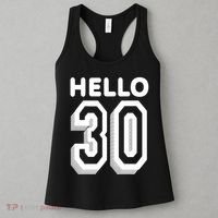 Hello 30 Funny 30th Birthday Women's Tank Top thumb 3