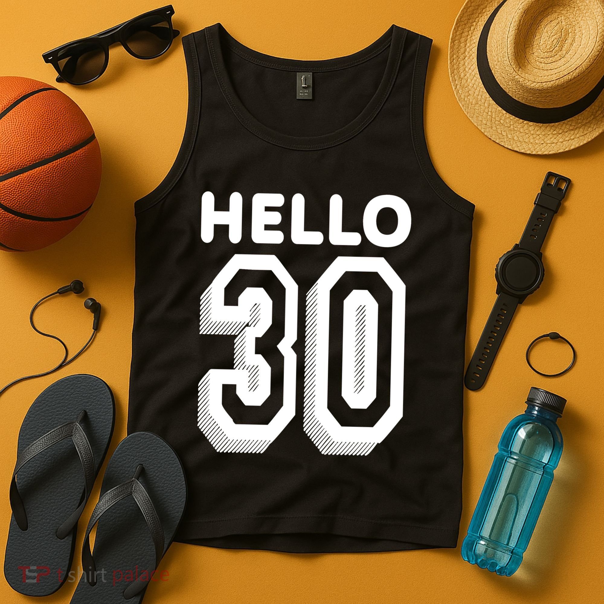 Hello 30 Funny 30th Birthday Tank Top