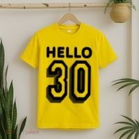 Hello 30 Funny 30th Birthday T-Shirt thumb 2