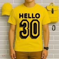 Hello 30 Funny 30th Birthday T-Shirt thumb 6