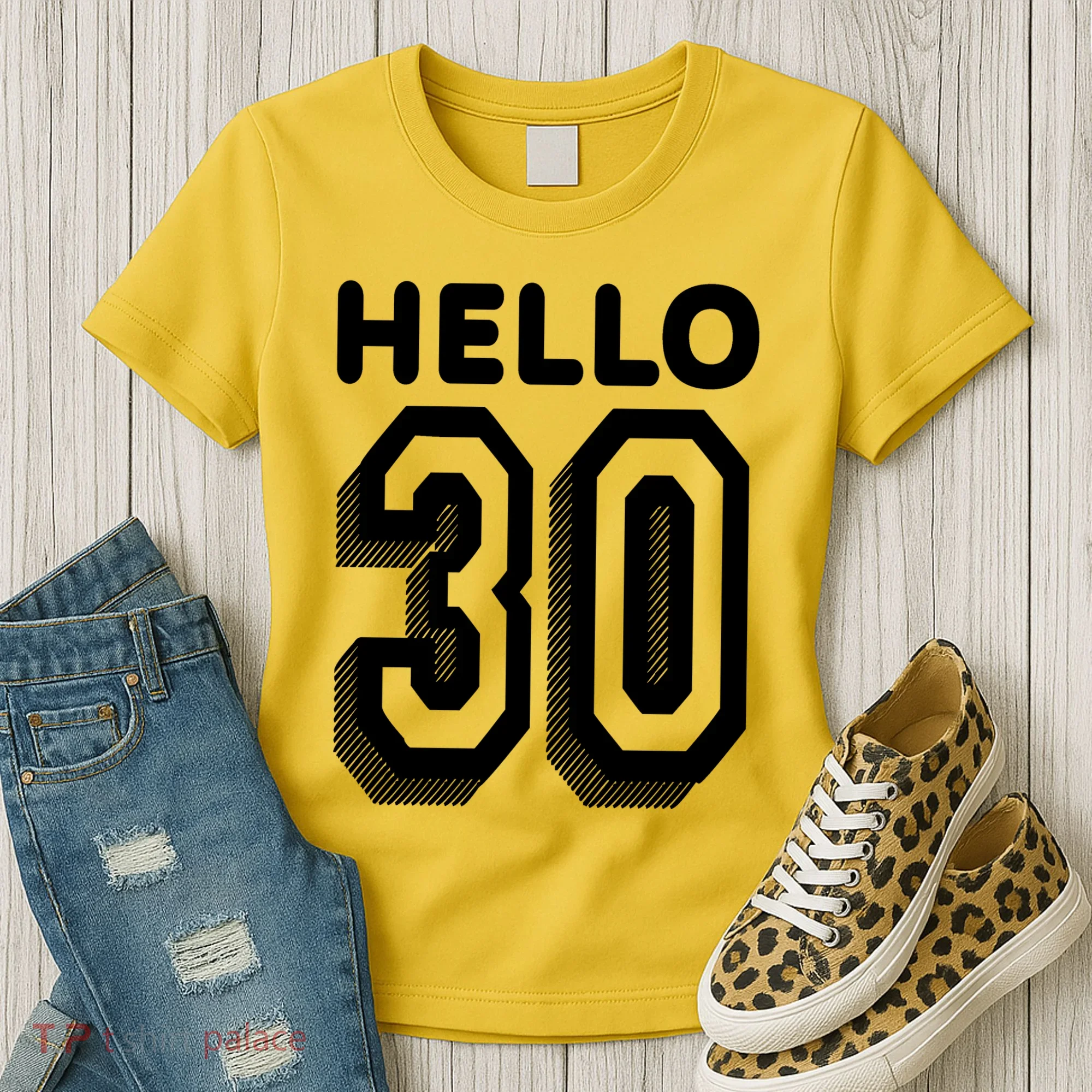 Hello 30 Funny 30th Birthday Women's T-Shirt