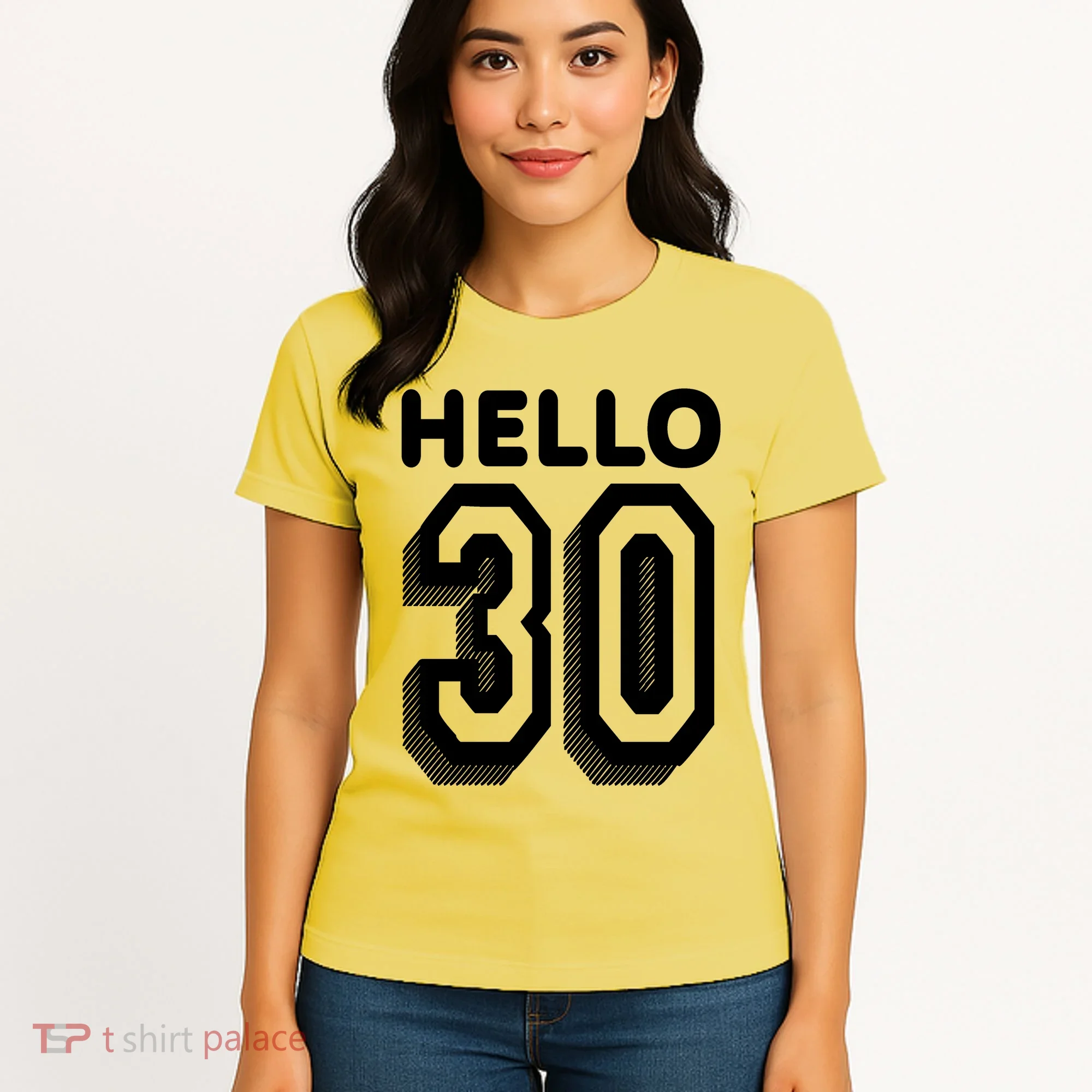Hello 30 Funny 30th Birthday Women's T-Shirt