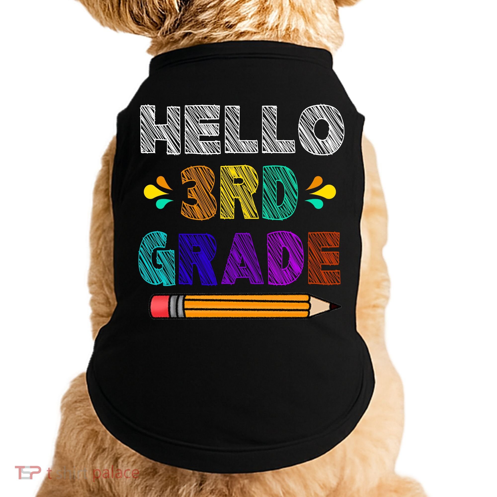 Hello 3rd Grade Doggie Tank