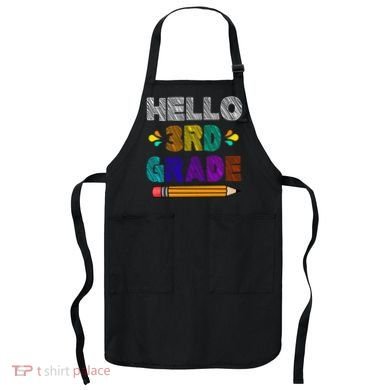 Hello 3rd Grade Apron