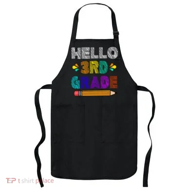Hello 3rd Grade Apron