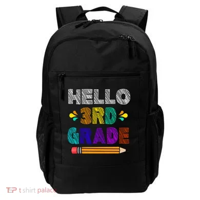 Hello 3rd Grade Backpack