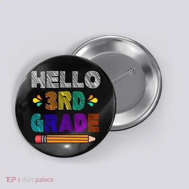 Hello 3rd Grade Button