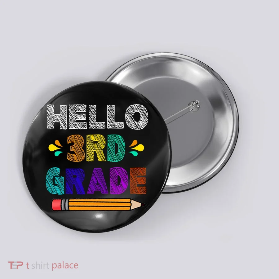 Hello 3rd Grade Button