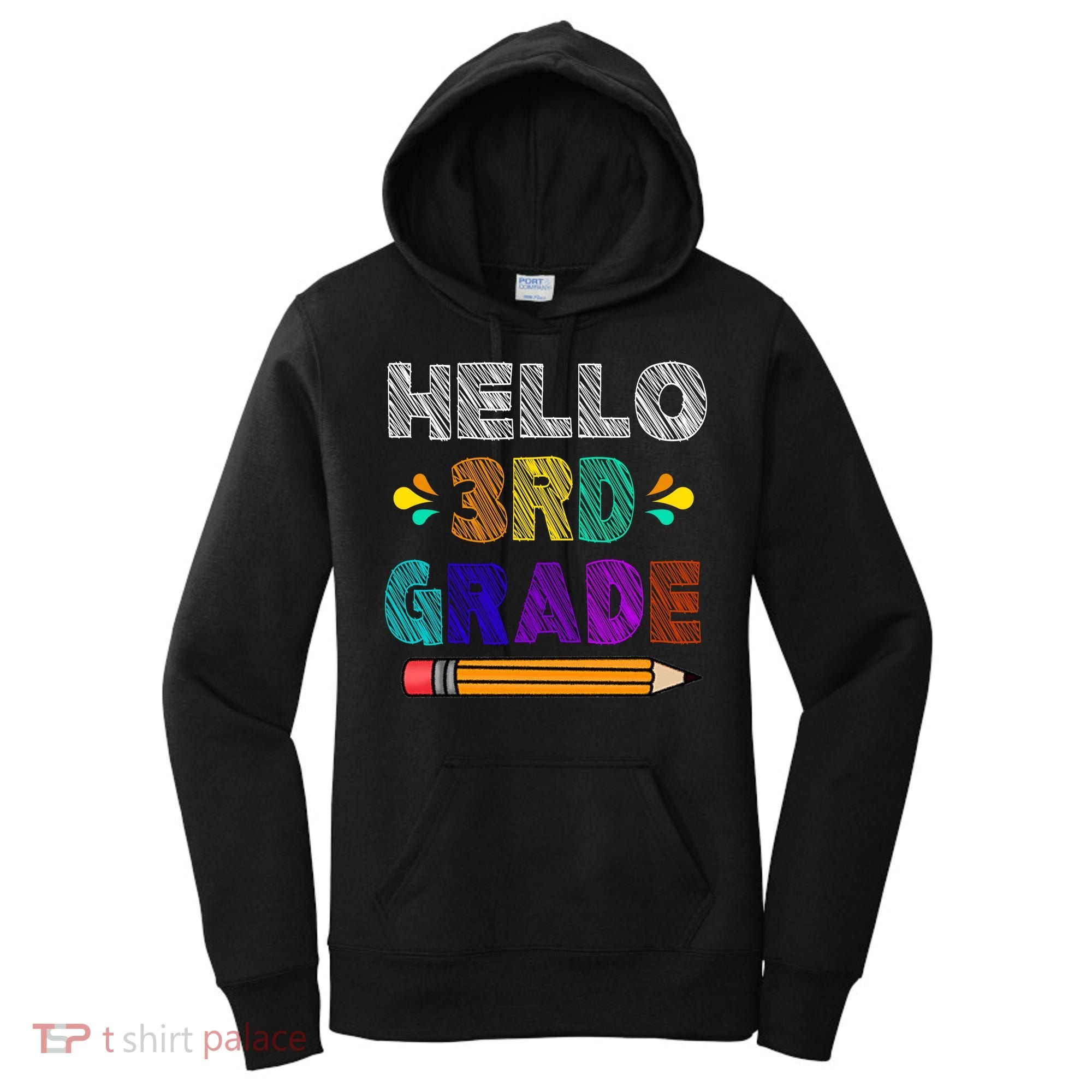 Hello 3rd Grade Women's Hoodie